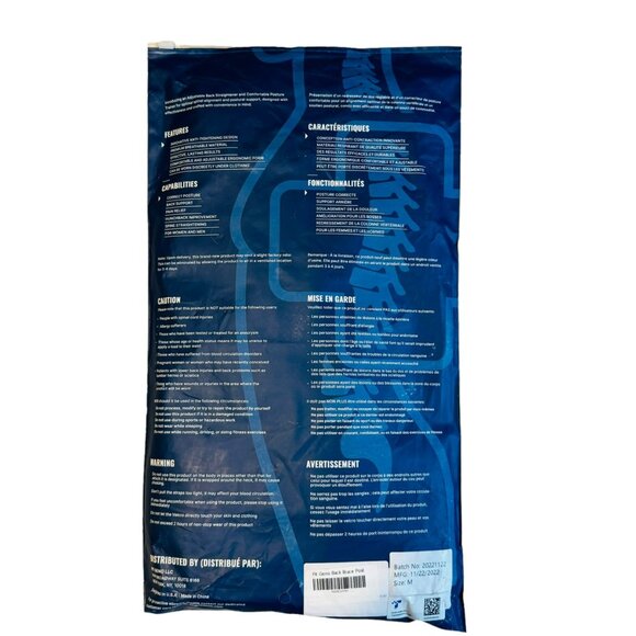 Fit Geno Back Brace and Posture Corrector Unisex size medium - Picture 2 of 3